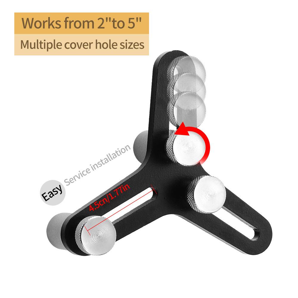 7075 Aluminium Alloy Piston Ring Squaring Tool With Gauge For End Gap