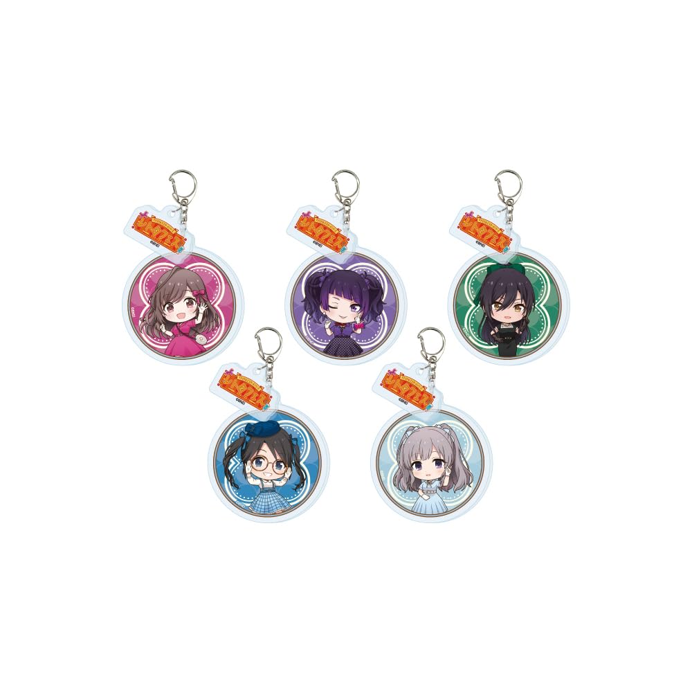 

Series x Seibuen Amusement Park Retro Fest 05 The Idolmaster Shiny Colors Acrylic Keychain Complete Set with Box of 5 The Idolmaster Parts,