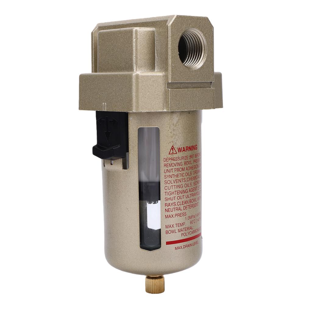 Compressed Air Filter 1 2in AF4000 04 Aluminum Alloy Compressor Oil Water Separator Unit For Automotive Repair