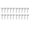 50Pcs Mini Grinding Sanding Head Abrasive Disc Felt 3mm Shank Buffing Wheel for Metal Polish Brush Drill Rotary Tool Accessories