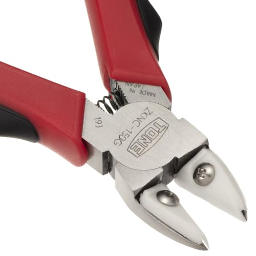 Tone KNC-150G Hold Nippers (Master Grip Type), Red, Total Length 171mm