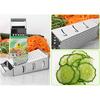 4 Sided Stainless Steel Box Grater with Fine Medium Coarse Grating and Slicing Options for Cheese and Vegetables