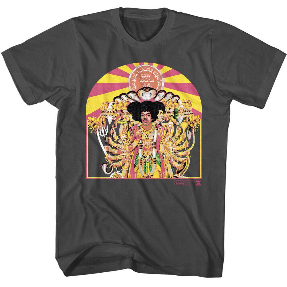 Jimi Hendrix Axis Bold As Love Album Cover Men s T Shirt Rock Music Tour Merch Unisex T-Shirt L