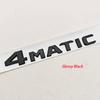 For Mercedes Benz 4MATIC Fender Side Badge Rear Trunk Emblem Decals ABS Car Styling Logo 4 MATIC Auto Sticker Accessories