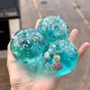1 Pièce Balle Anti-Stress Pommes Océan Bleu Jouets Fidget Pour Adultes Enfants Anxiété Montée Lente Jouets Sensoriels Pour Autisme TDAH Relax Cadeau