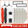 Compatible Accessories for Dreame Mova S20 Ultra: Roller Brush, Side Brush, Filter, Dust Bag, Mop