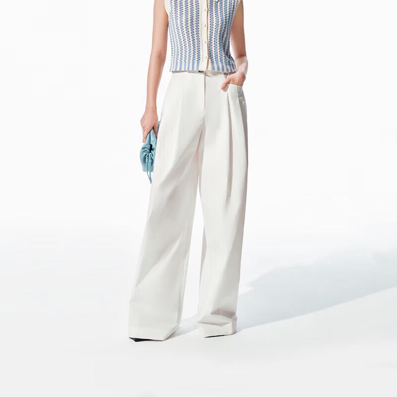 VEROMODA 2025 Summer Loose Casual Pants with Belt