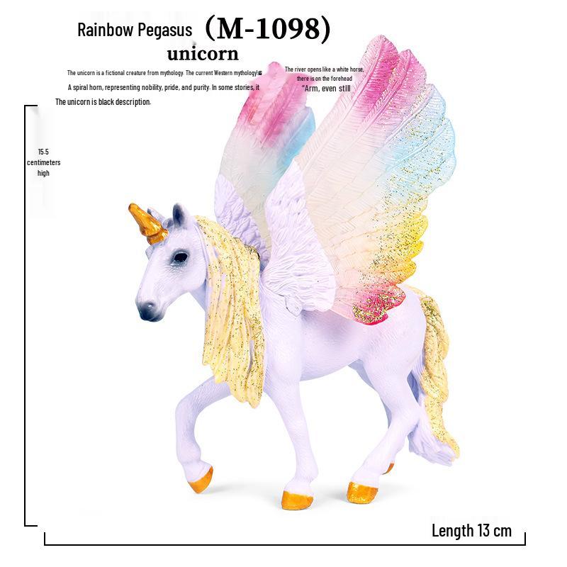 European Mythology Pegasus & Unicorn Children's Toy Figurine Set