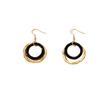 Simple Metal Ring Earrings Atmospheric Geometry