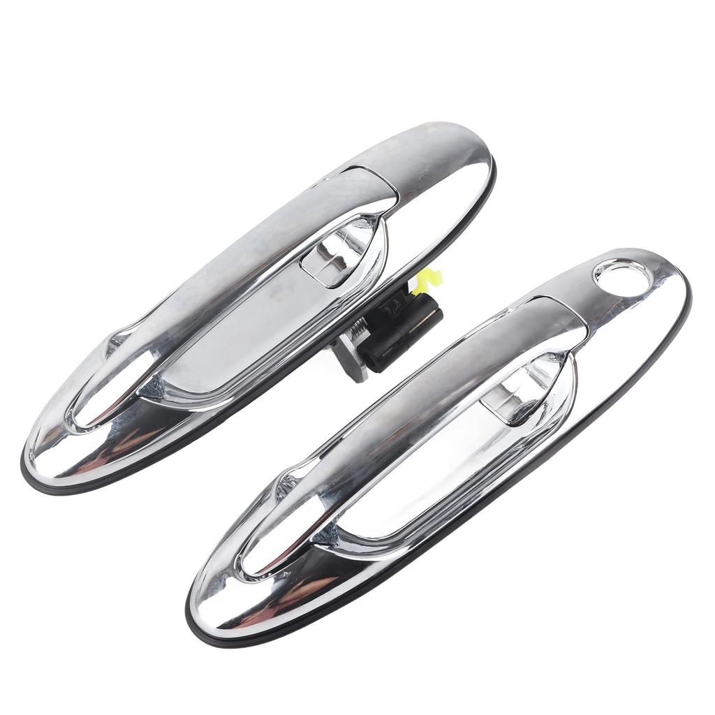 4 Peças Maçaneta de Porta Externa Cromada 69220‑60061 Substituição para Land Cruiser 1998‑2007