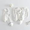 Teenage Girls' 5-Pair Thin Mesh Cotton Cartoon Socks