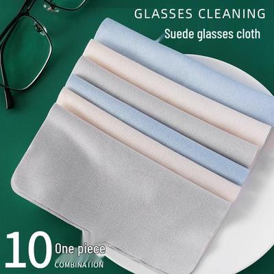 Panno per Occhiali in Nano Suede di Alta Qualità - Sicuro per le Lenti, Antiappannante, Ideale per Schermi di Telefono
