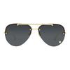 Versace Pilot Frame Alloy Aviator Sunglasses Unisex Sunglasses VE2231-1002-87