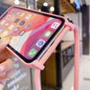 Matte Silicone Phone Case for IPhone 13 12 Mini 16 15 14 11 Plus Pro Max Crossbody Lanyard Necklace Strap Candy Color Soft Cover