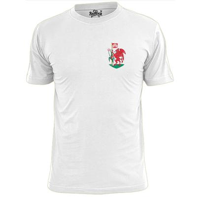 Mens Cardiff Pocket Shield T Shirt Wales Football Rugby