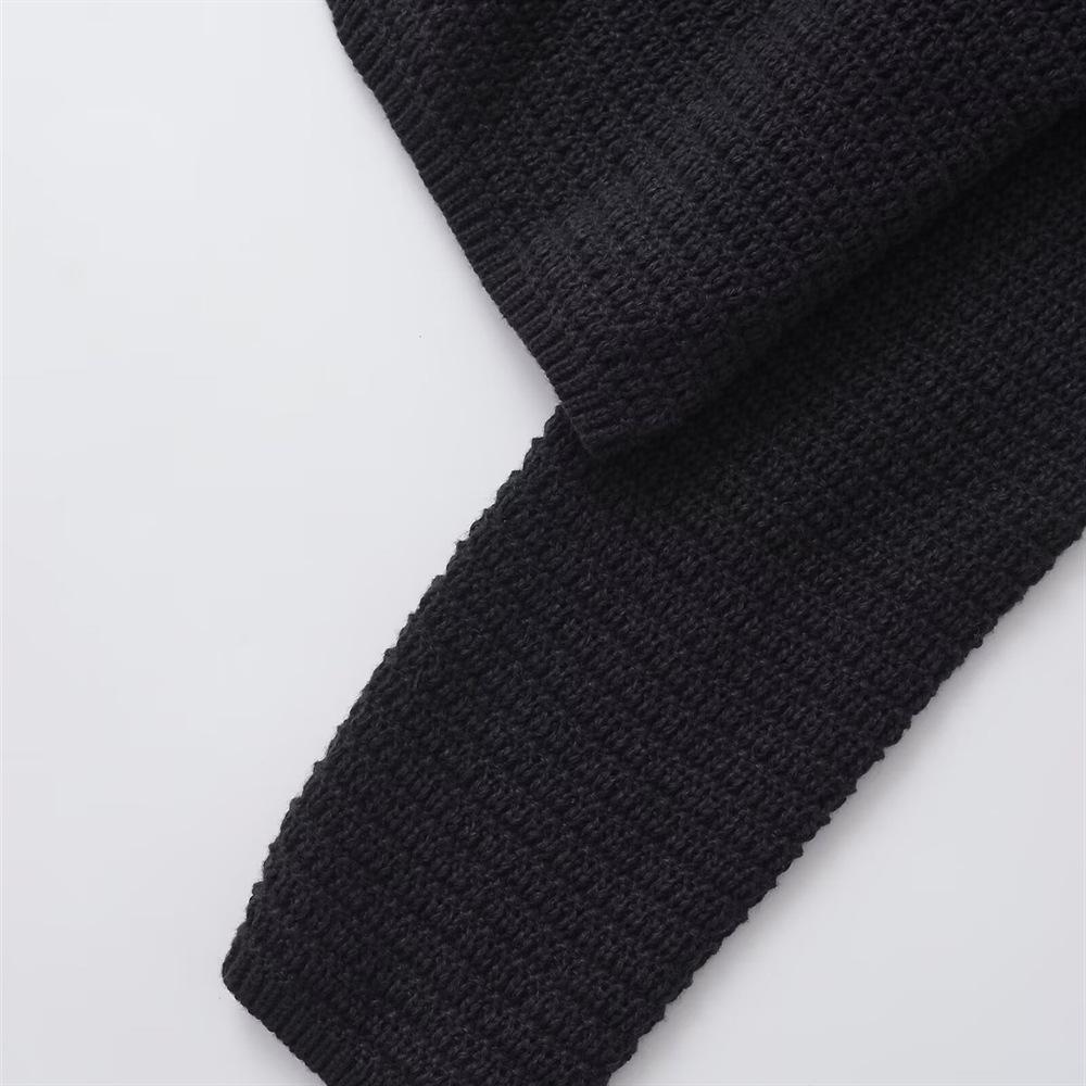 2024 Women's European & American Style Long-Sleeve Knitted Cardigan