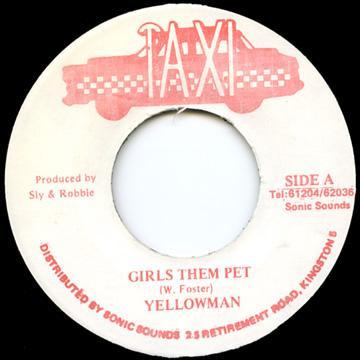 

7inch Record YELLOWMAN Girls Them Pet NONE Taxi Jamaica Reggae Ska Dub Used