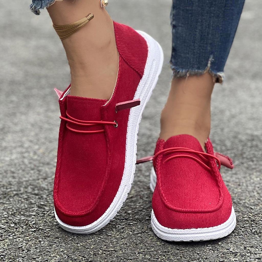Plus size casual shoes 22 spring and autumn new European and American flat oversoles low-top shoes