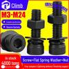 High-Strength Hex Head Bolt, Nut & Washer Combo (Grade 12.9, M5/M6/M8)
