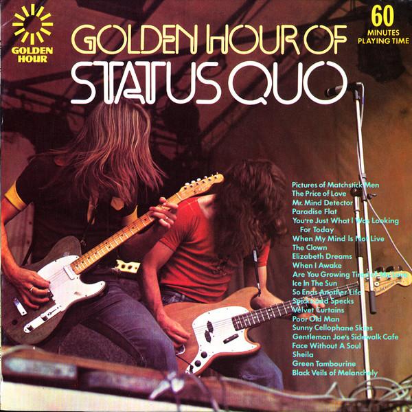 Виниловая пластинка STATUS QUO Golden Hour Of Status Quo GH556 Golden Hour 1973 Канада Рок Б/у