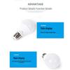 Foshan LED Energy-Saving Bulb, E27 Base, Round Column, 3W-13W