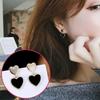 Korean Retro Heart Earrings for Women - Elegant & Trendy
