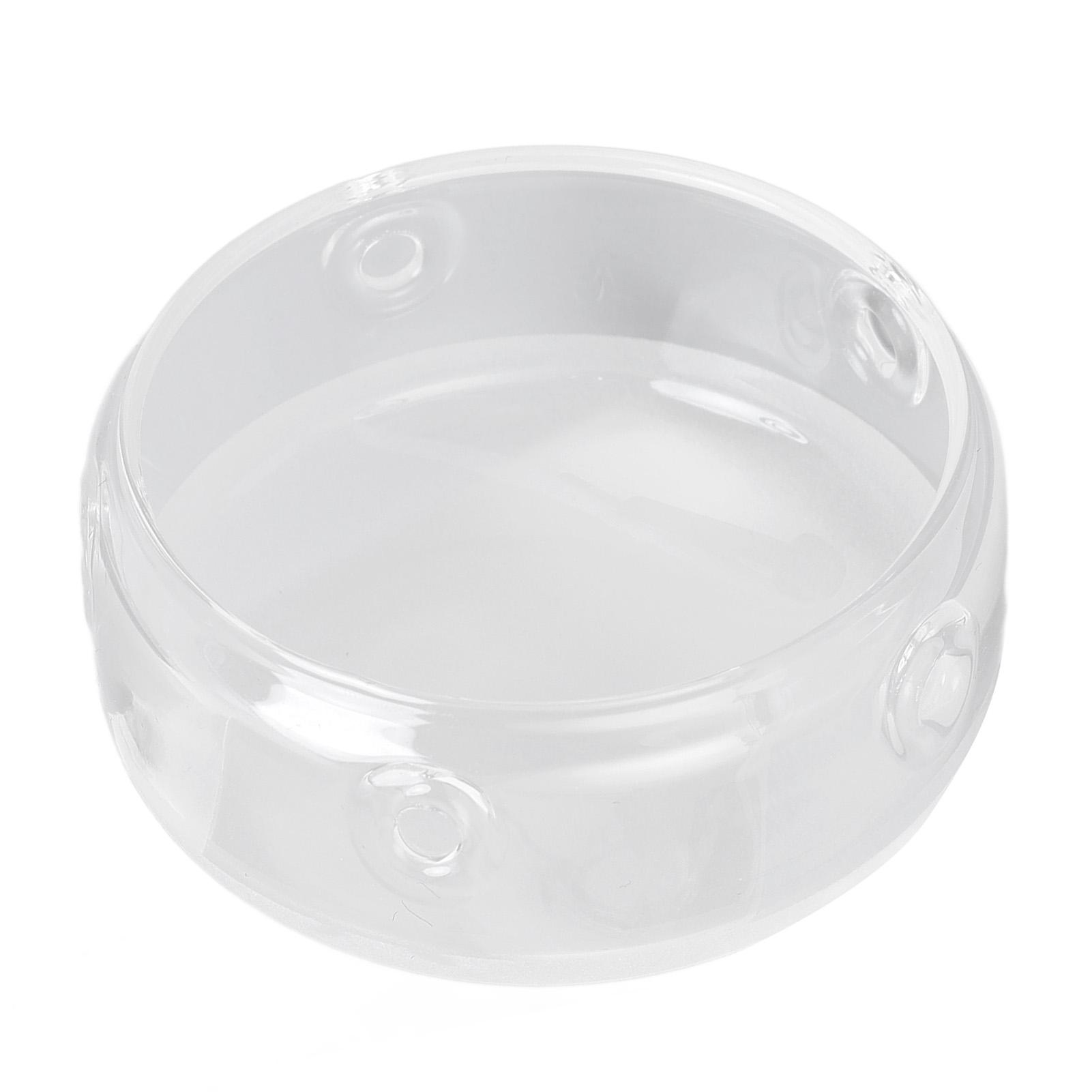 

Glass Light Dome Protectors Covers Circular Lampshade Protective Glass Dome Replacement for AD300Pro Camera Flashing