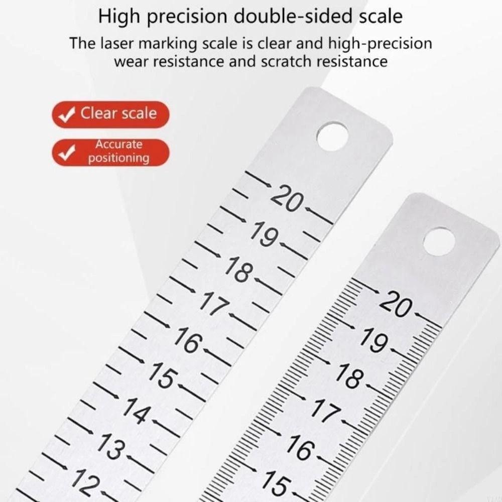 New Stainless Steel Tile Leveler Anti-Slip Accurate Ceiling and Floor Tile Height Ruler Horizontal Lines Positioning Hand Tool