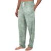 Pantaloni casual da uomo in maglia con stampa alla moda e tasca, pantaloni da pigiama
