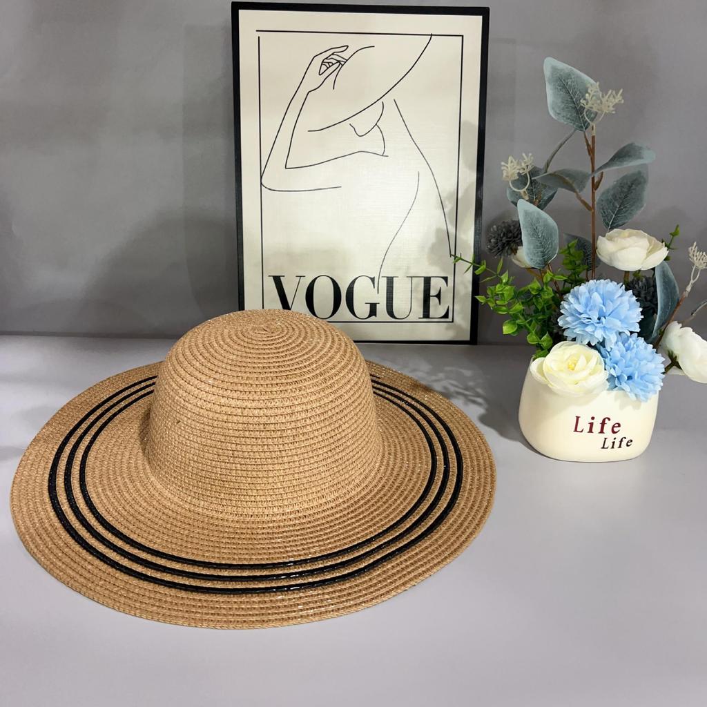 2024 Straw Hat & Handbag Set - Outdoor Travel, Sun Protection, Versatile High-End Fashion with Large Brim.