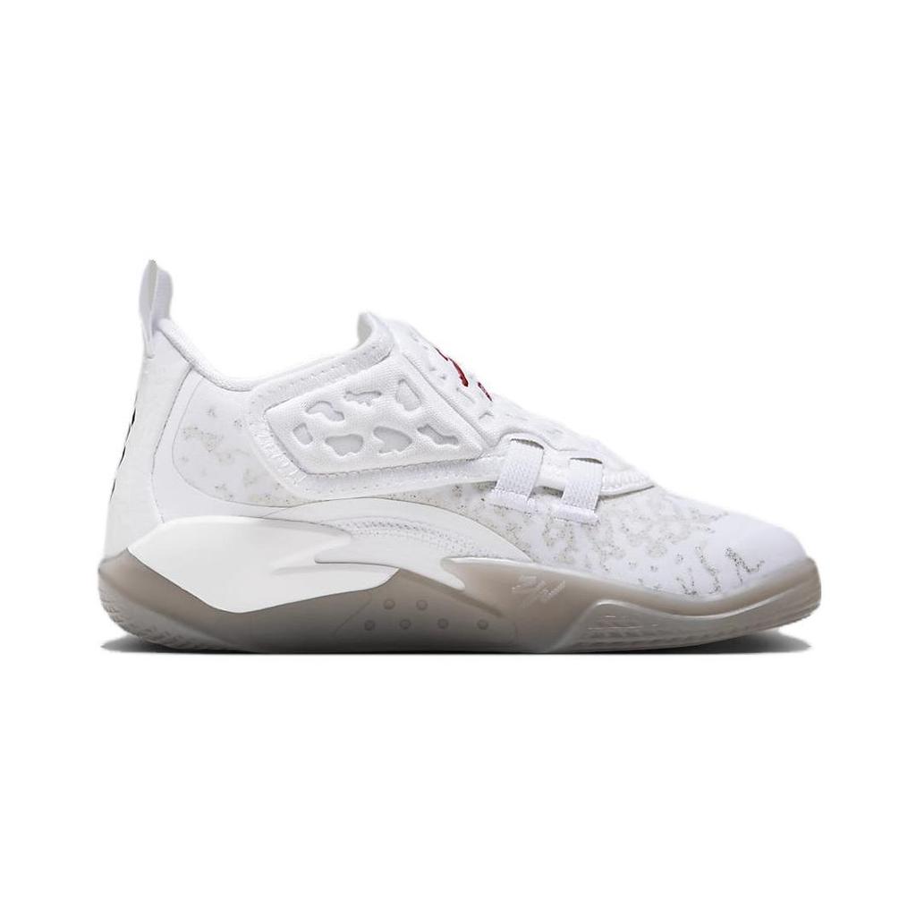 Jordan Zion 3 Fresh Paint (PS) Kids Sneakers White Cement-Grey Pure-Platinum DV3870-106