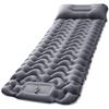 Portable Foot-Pump Inflatable Camping Mattress - Outdoor Tent Sleeping Pad