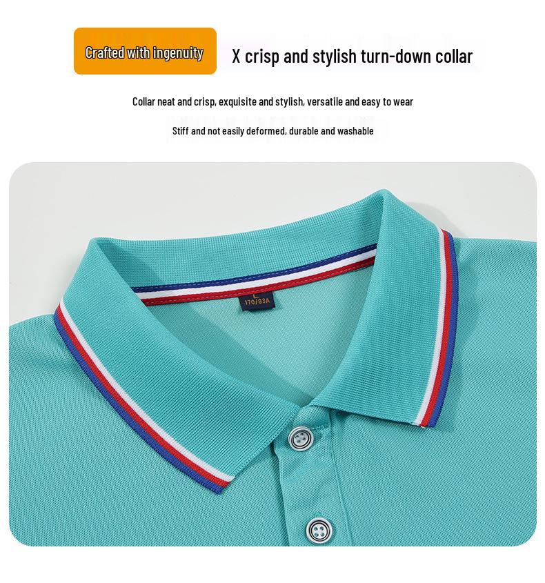Ice-cool Polo Shirt with Custom Logo – Short Sleeve Workwear for Summer