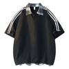Summer Short-sleeved T-shirt Shirt Color Block Men's POLO Shirt