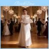 Bridgerton Staffel Vintage Kleid Mit Hoher Taille Viktorianisches Teekleid Für Halloween Cosplay