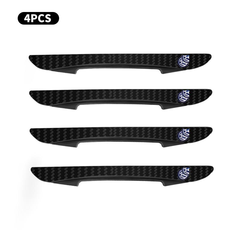 

4pcs Rubber Car Door Edge Guard Anti-Collision Strip Stickers For Volkswagen Golf Motion MTM Polo TDI MK4 GTI Rline Scirocco R32