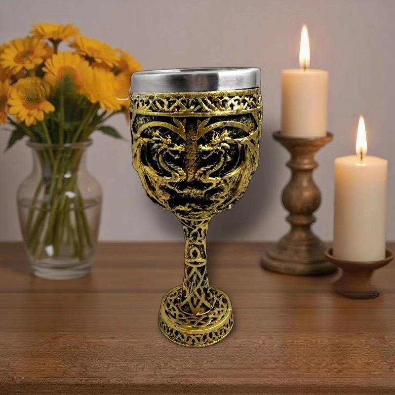 Skeleton Mug Halloween and Easter Personalized Display Piece, Stainless Steel Wine Glass Handicraft Display Piece