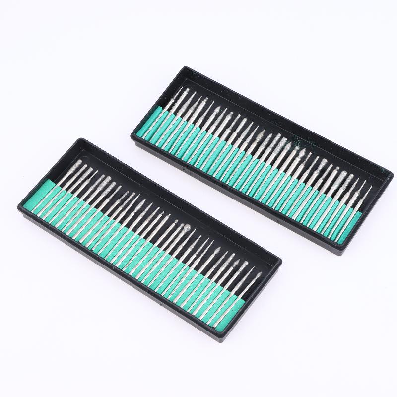 1Set  For Woodworking Engraving Carving Polishing Drill Bit Rotary Tool Set Diamond Grinding Head Wear-resistant Drill Bit Set