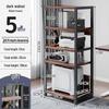 Floor-Standing Multi-Layer Mobile Printer Rack & Computer Host Organizer Cabinet