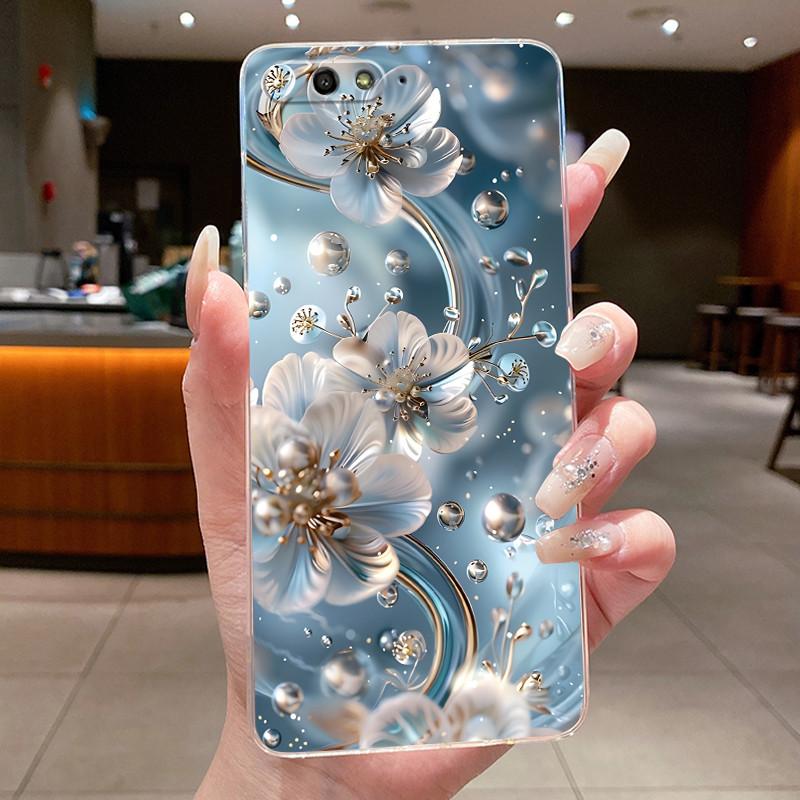 For Huawei Y6 2018 Case ATU-L21 ATU-L22 Funda Luxury Butterfly Flower Clear Soft TPU Back Cover For Huawei Y6 Prime 2018 Carcasa