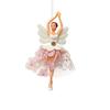 Fascinating Ballet Dancer Ornament Feature Detailed Tulle Skirt And Durable Plastic Construction Artistic Christmas Accessories