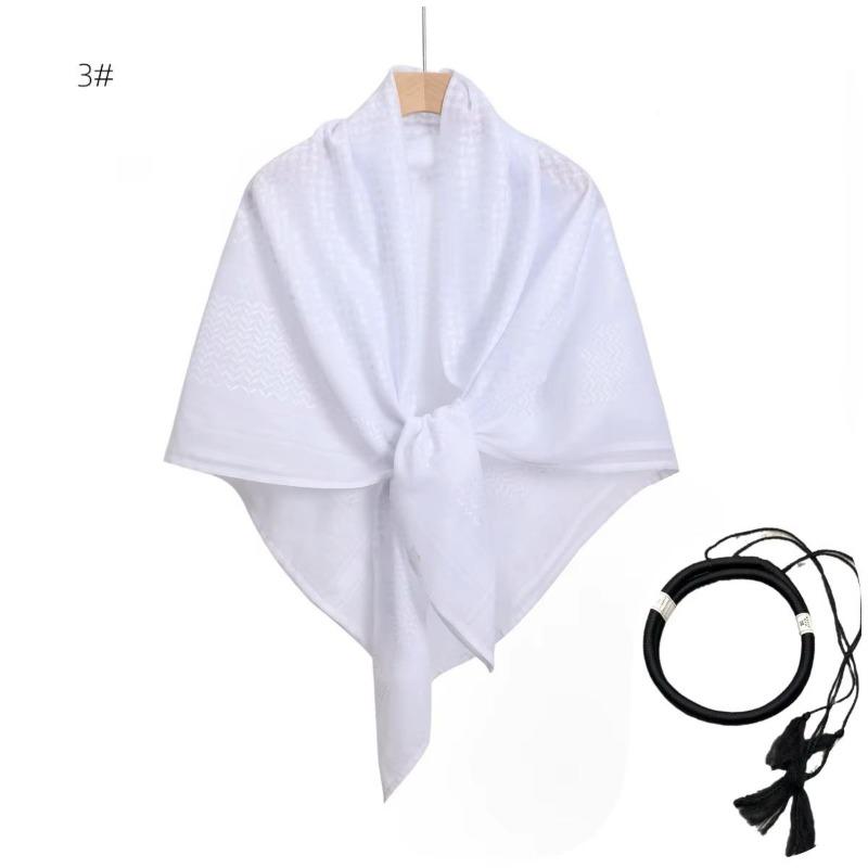 

Исламский платок шарф мужской арабский головной убор хиджаб шарф трикотажный тюрбан арабский головной убор для женщин мусульманская одежда молитва тюрбан