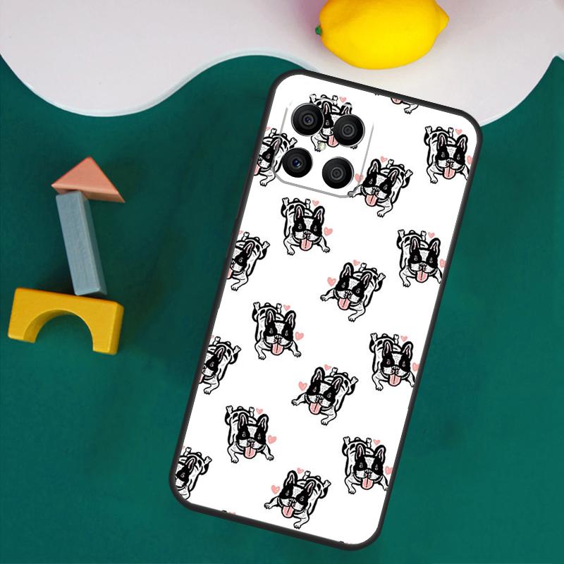 French Bulldog Case For Honor 200 Lite 50 70 90 X9a X8a X8 X9 X8b X9c X9b Honor Magic 5 6 Pro 7 Lite Cover