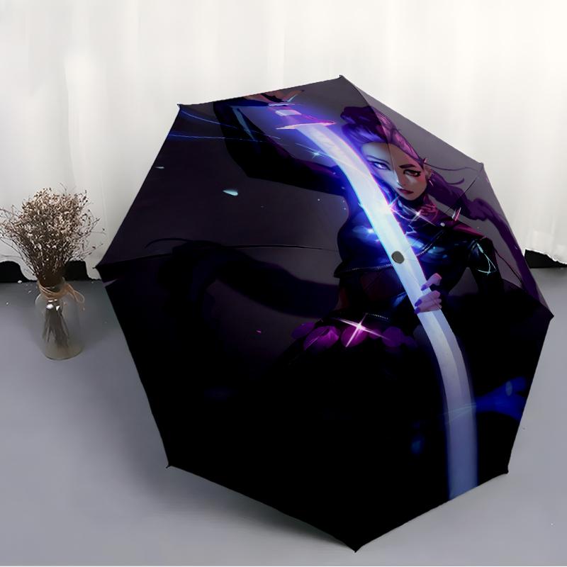 1pc KPop Demon Hunters RUMI3 Umbrella, Sun Protection, And UV Shielding. It Has Eight Sturdy Ribs for Outdoor Use And Perfect Gift
