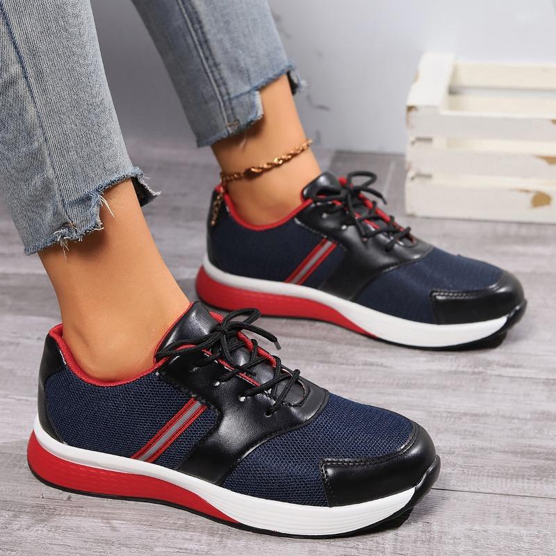 Ladies' Spring Sports Single Shoes, Running Shoes, Spring and Autumn Shoes, Soft Soled, Lightweight, Casual and Comfortable