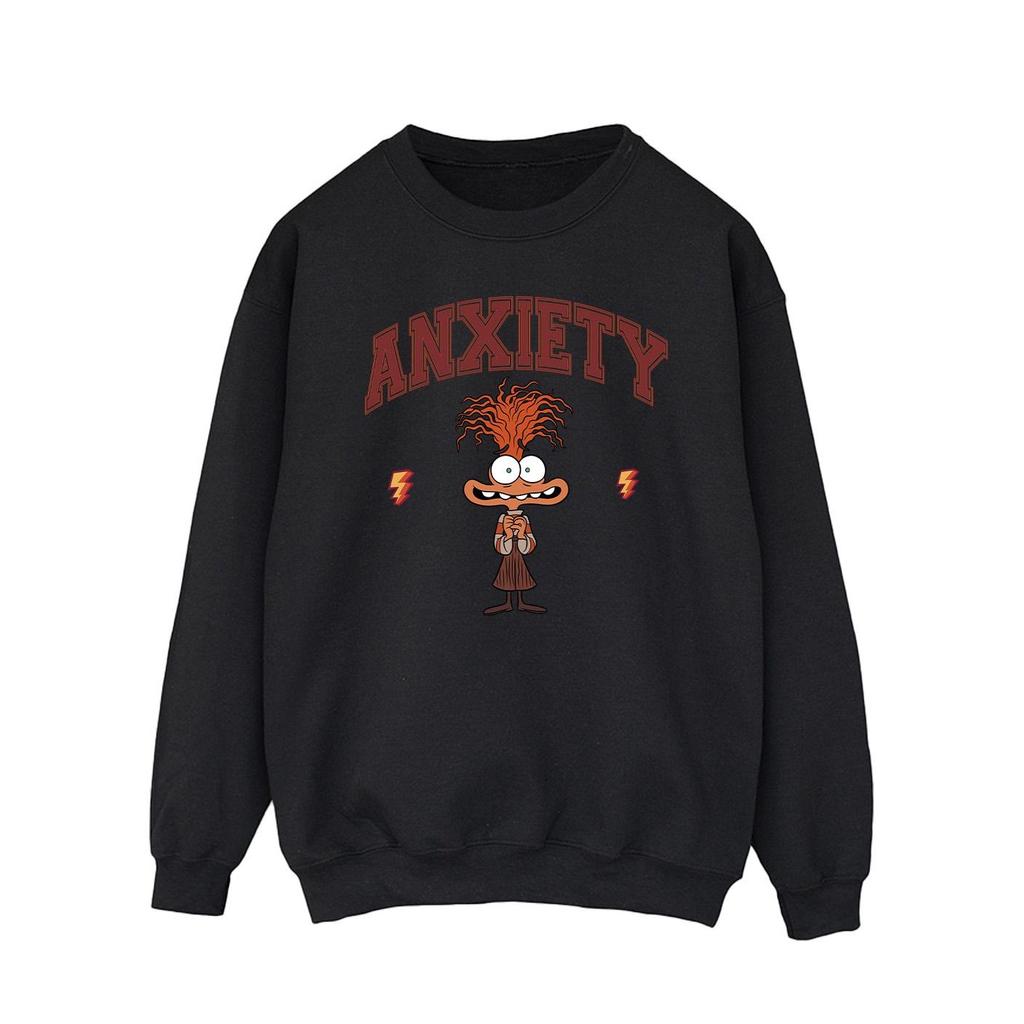 Inside Out 2 Mens Anxiety Collegiate Sweatshirt