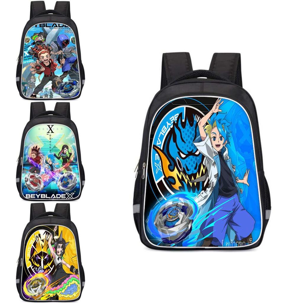 Beyblade X Large Capacity Backpack Lightweight Oxford Bag For School Essentials