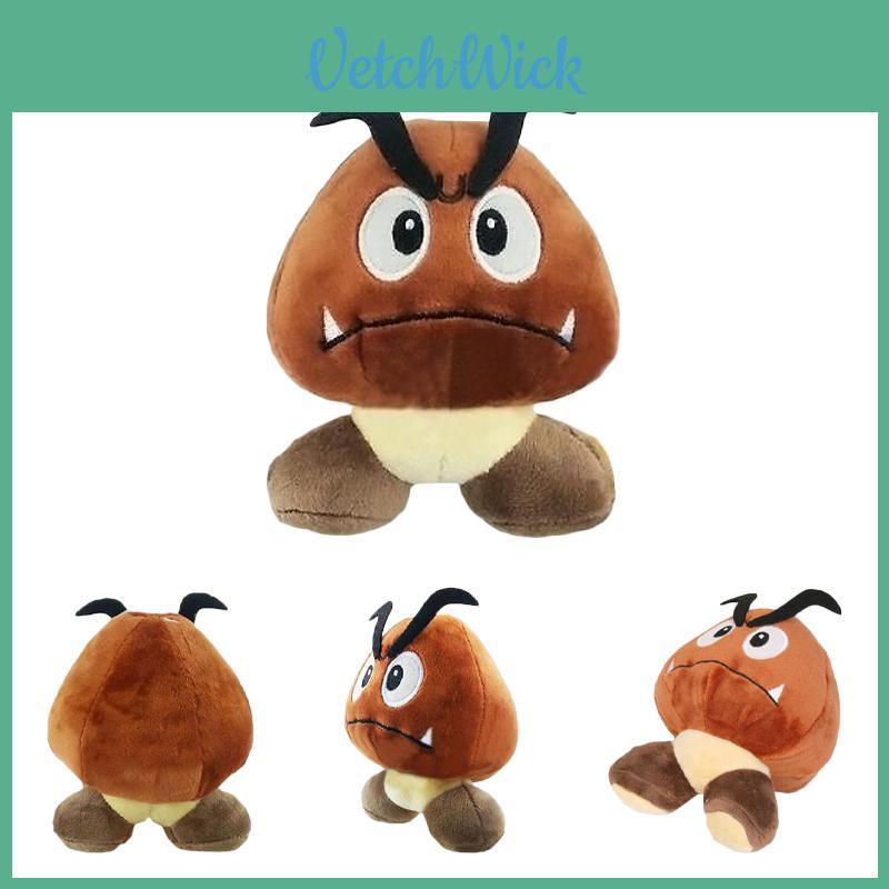 Soft And Huggable 6'' Super Mario Bros. Sad Goomba Plush Doll Toy For Comfort