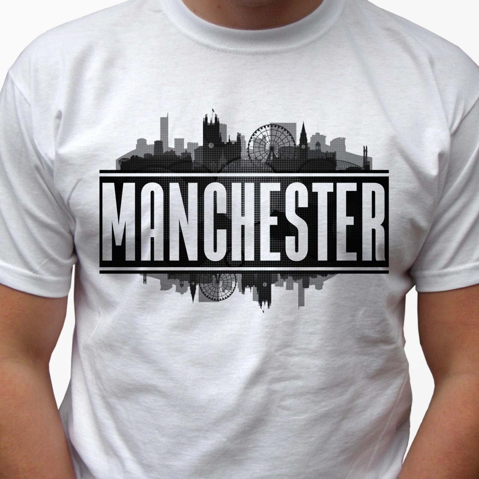 

Manchester kids boys T-Shirt England top Great Britain tee GB art holiday gift all sizes 160
