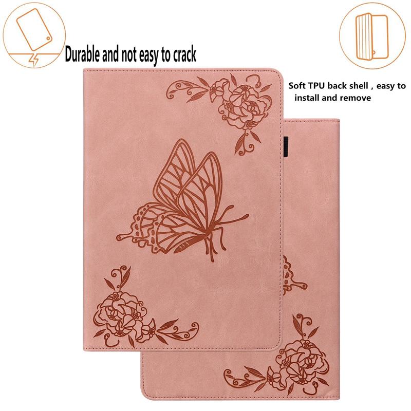 Tablet Case For Ipad Mini 6 Case 2021 Retro Embossing Pu Leather Wallet Cover For Ipad Mini 6 2021 Case Coque Funda 8.3 Inch